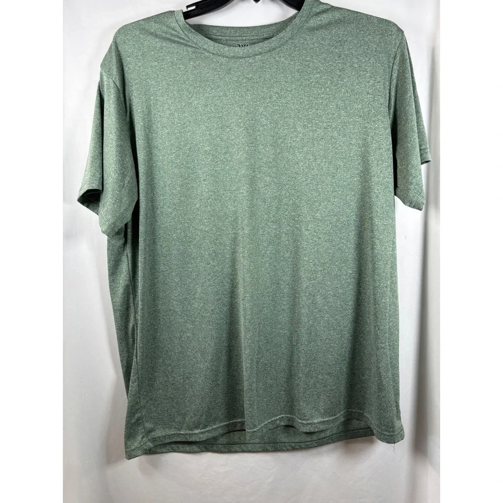 Lot of 4 Mens 2XL Heathered Performance T-Shirts Short Sleeve Crew Neck Basics - Picture 5 of 13